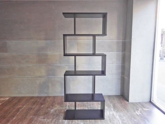 コンランショップ CONRAN SHOP バランス アルコーブ シェルフ BALANCE ALCOVE SHELVES オープンシェルフ 本棚 飾り棚 違い棚 チャコール ♪