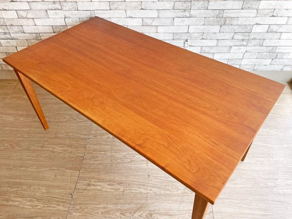 ウッドユウライクカンパニー WOOD YOU LIKE COMPANY カモシカ KAMOSHIKA ダイニングテーブル チェリー材 無垢集成材 W150cm 定価￥168,300- ●