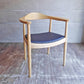 ハンス・J・ウェグナー Hans J Wegner ザ・チェア The Chair リプロダクト PVCレザー ブラック アッシュ材 名作 A ♪