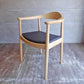 ハンス・J・ウェグナー Hans J Wegner ザ・チェア The Chair リプロダクト PVCレザー ブラック アッシュ材 名作 A ♪