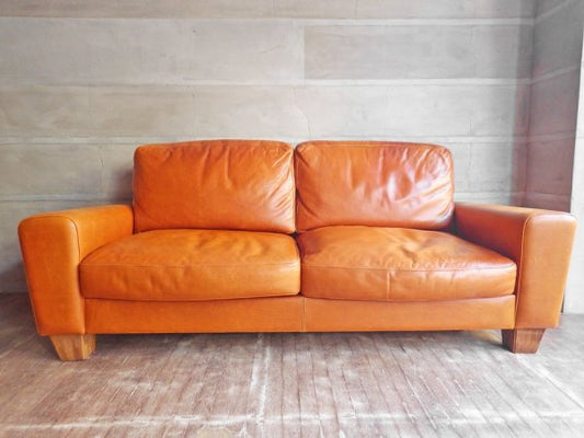 アクメファニチャー ACME Furniture フレスノ FRESNO ソファ 3シーター ヴィンテージスタイル オイルレザー 本革 定価 315,700円♪
