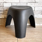 ヴィトラ vitra. エレファントスツール Elephant Stool ポリプロピレン製 ブラック 柳宗理 ミッドセンチュリー MoMA 永久収蔵品 現状品 ●