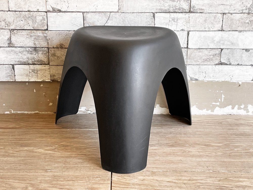 ヴィトラ vitra. エレファントスツール Elephant Stool ポリプロピレン製 ブラック 柳宗理 ミッドセンチュリー MoMA 永久収蔵品 現状品 ●