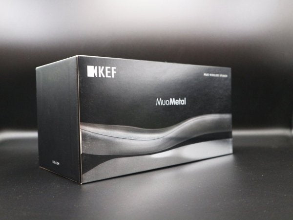 ケーイーエフ KEF Muo Metal ポータブル ワイヤレススピーカー Bluetooth 未使用品 定価54780円 ◎