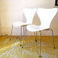 フリッツハンセン Fritz Hansen セブンチェア ホワイトラッカー アルネ・ヤコブセン デンマーク 北欧家具 2007年製 B ★