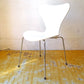 フリッツハンセン Fritz Hansen セブンチェア ホワイトラッカー アルネ・ヤコブセン デンマーク 北欧家具 2007年製 A ★