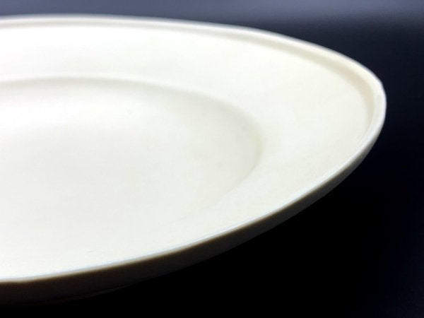 照井壮 So Terui デルフト深皿 Φ25.5cm 磁器 マットホワイト 陶芸家 現代作家 A ●