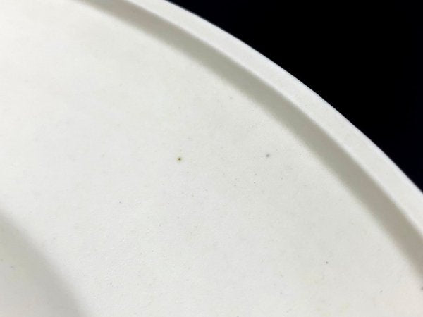 照井壮 So Terui デルフト深皿 Φ25.5cm 磁器 マットホワイト 陶芸家 現代作家 A ●