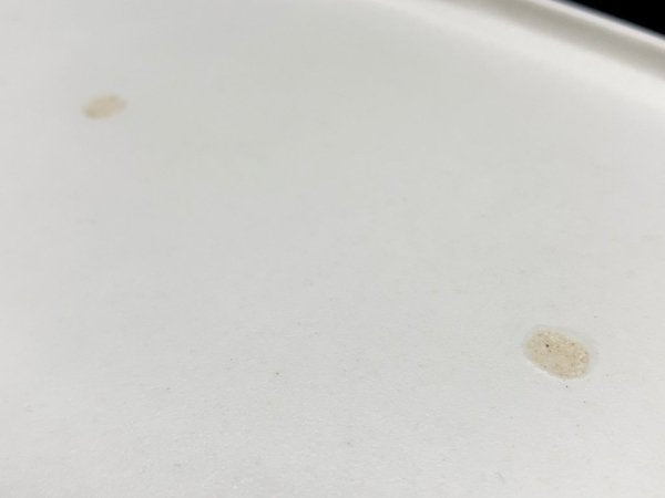 照井壮 So Terui オーバルプレート デルフトオーバル皿 浅 W30.5cm 磁器 マットホワイト 陶芸家 現代作家 A ●