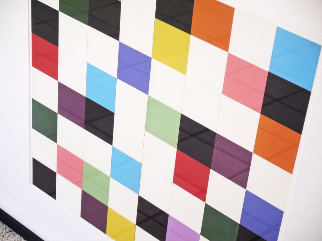 エルズワース・ケリー Ellsworth Kelly カラーズフォーアラージウォール Colors for a Large Wall アートフレーム フレームサイズ85cm MoMA ◇