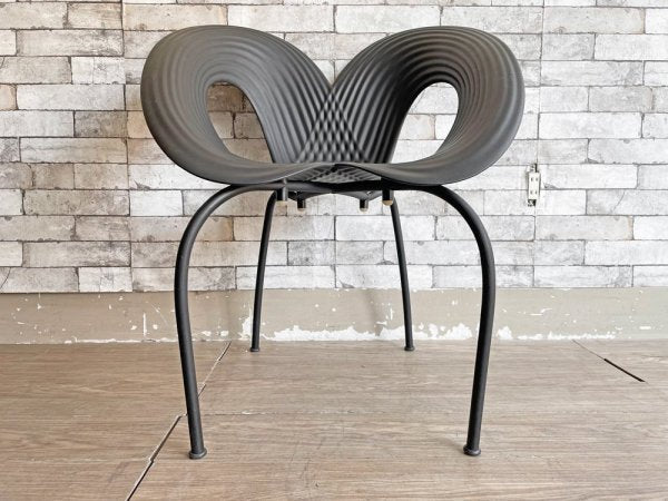 モローゾ MOROSO リップルチェア RIPPLE Chair スタッキングチェア ロン・アラッド Ron Arad ブラック B ●