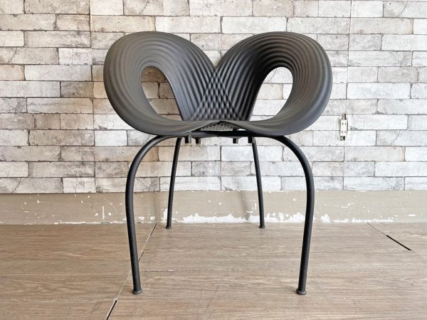 モローゾ MOROSO リップルチェア RIPPLE Chair スタッキングチェア ロン・アラッド Ron Arad ブラック C ●