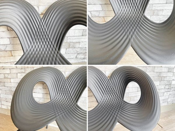 モローゾ MOROSO リップルチェア RIPPLE Chair スタッキングチェア ロン・アラッド Ron Arad ブラック C ●