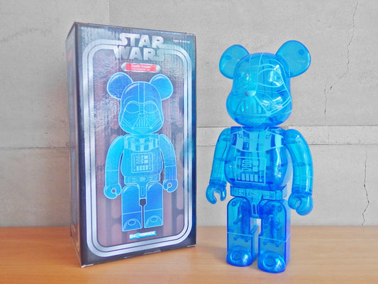 メディコムトイ MEDICOMTOY ベアブリック BE@RBRICK ダースベイダー DARTH VADER ホログラフィックver. 400％ 2015年発売 限定品 箱付き♪