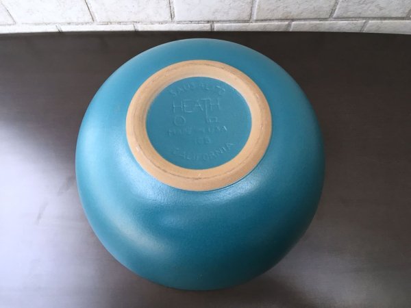 ヒースセラミックス Heath Ceramics ボウル Bowl ターコイズブルー 陶器 カリフォルニア ■
