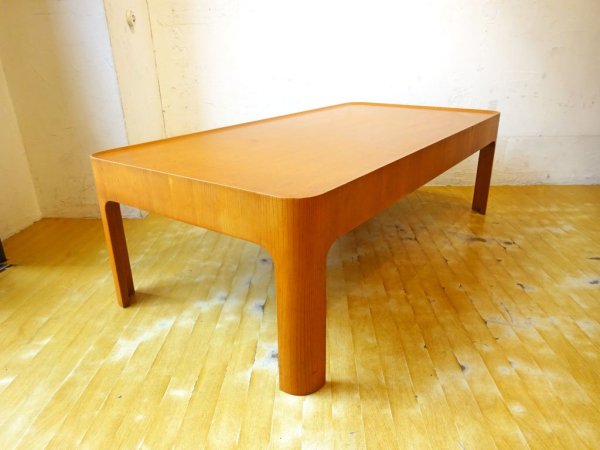 天童木工 Tendo ビンテージ ハコ テーブル HACO TABLE センターテーブル 剣持 勇 チーク材 廃番希少 ★