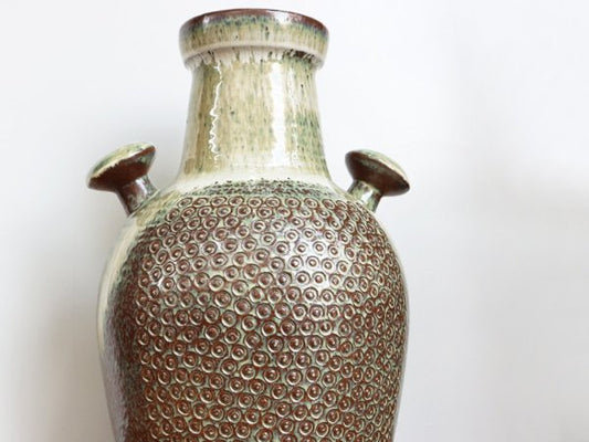 スーホルム soholm stentoj ビンテージ フラワーベース handmade 1960 Einar Johansen 花瓶 花器 高さ39cm 参考価格18万円 デンマーク 北欧雑貨 ◎