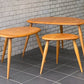 アーコール Ercol ネストテーブル nest of tables ペブルテーブル トリオ エルム材 UKビンテージ 英国 イギリス ■