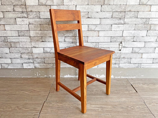 ギャラップ GALLUP リクレイムドチークチェア Reclaimed Teak Chair ダイニングチェア チーク無垢材 古材 ビンテージスタイル ●