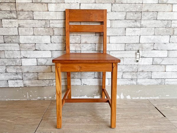 ギャラップ GALLUP リクレイムドチークチェア Reclaimed Teak Chair ダイニングチェア チーク無垢材 古材 ビンテージスタイル ●