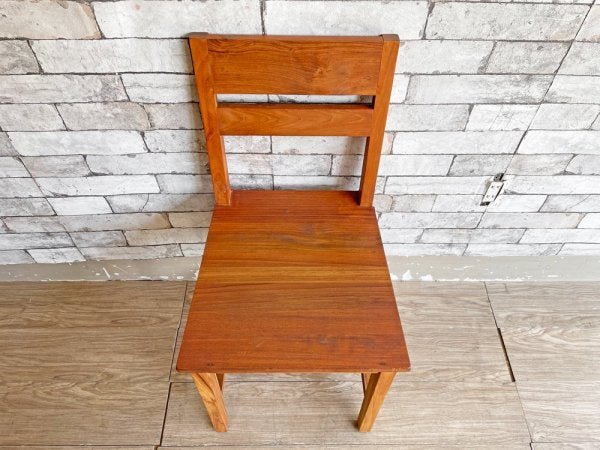 ギャラップ GALLUP リクレイムドチークチェア Reclaimed Teak Chair ダイニングチェア チーク無垢材 古材 ビンテージスタイル ●