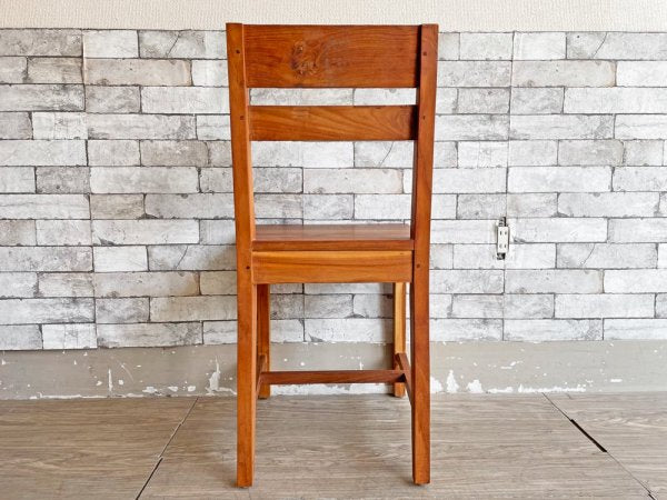 ギャラップ GALLUP リクレイムドチークチェア Reclaimed Teak Chair ダイニングチェア チーク無垢材 古材 ビンテージスタイル ●