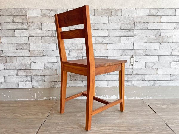 ギャラップ GALLUP リクレイムドチークチェア Reclaimed Teak Chair ダイニングチェア チーク無垢材 古材 ビンテージスタイル ●