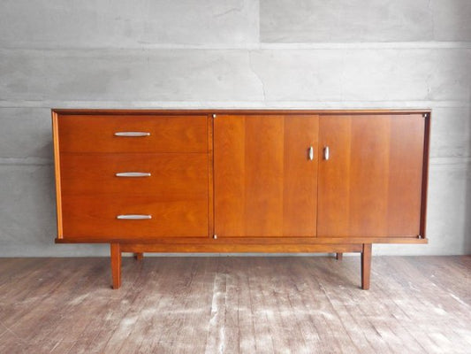 パシフィックファニチャーサービス PACIFIC FURNITURE SERVICE P.F.S. HD CABINET L サイドボード バーチ材 W149cm 定価:192,500円 ♪