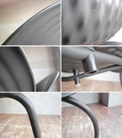 モローゾ MOROSO リップルチェア RIPPLE Chair 2脚セット スタッキングチェア ロン・アラッド Ron Arad ブラック ♪