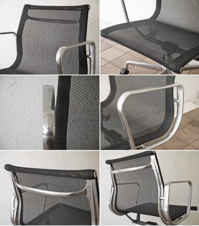 ハーマンミラー Herman Miller アルミナムグループ マネージメントチェア メッシュ張り 5本脚 C&Rイームズ ミッドセンチュリー ◇