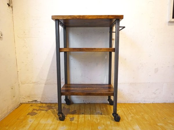 アクメファニチャー ACME Furniture グランビュー GRANDVIEW ワゴン ハックベリー アイアン インダストリアル 廃盤 ★