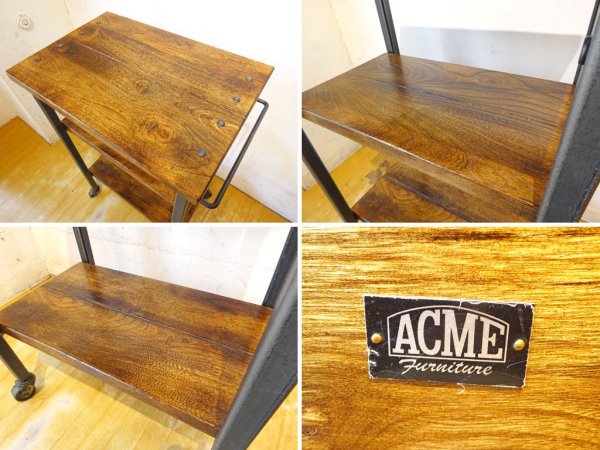 アクメファニチャー ACME Furniture グランビュー GRANDVIEW ワゴン ハックベリー アイアン インダストリアル 廃盤 ★