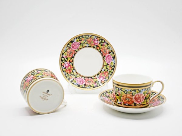 ウェッジウッド WEDGWOOD クリオ CLIO カップ＆ソーサー C/S 白磁 ボーンチャイナ BONE CHINA 英国食器 廃番 A ●