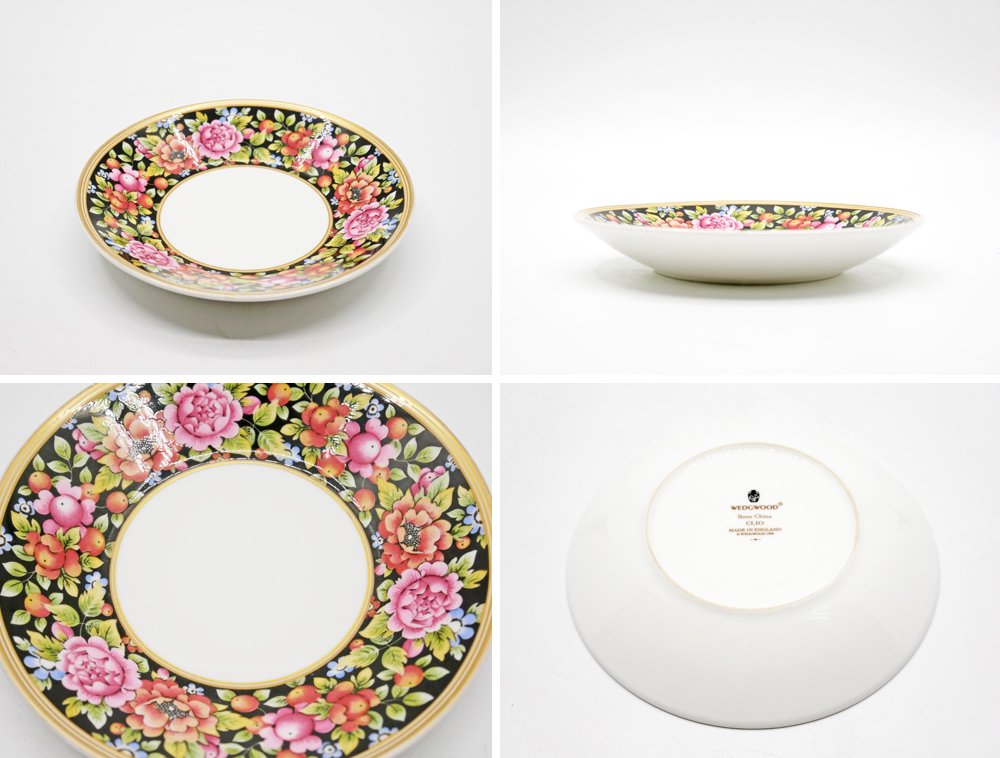 ウェッジウッド WEDGWOOD クリオ CLIO カップ＆ソーサー C/S 白磁 ボーンチャイナ BONE CHINA 英国食器 廃番 B ●