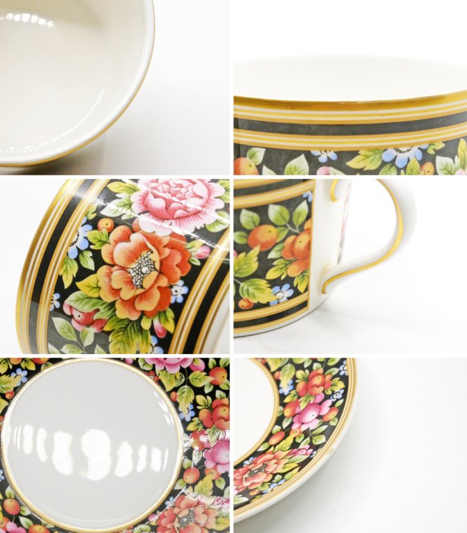 ウェッジウッド WEDGWOOD クリオ CLIO カップ＆ソーサー C/S 白磁 ボーンチャイナ BONE CHINA 英国食器 廃番 B ●