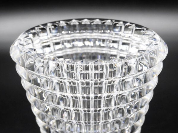 バカラ Baccarat アイ EYE ベース Sサイズ 14.5? クリスタル 花瓶 フランス ●