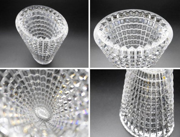 バカラ Baccarat アイ EYE ベース Sサイズ 14.5? クリスタル 花瓶 フランス ●