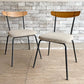 アクメファニチャー ACME Furniture グランビュー GRANDVIEW ダイニングチェア ファブリック仕様 グレー 2脚セット オーク材 アイアン脚  A ●