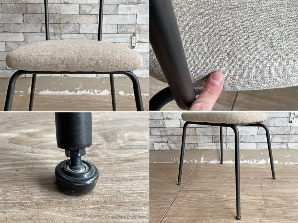アクメファニチャー ACME Furniture グランビュー GRANDVIEW ダイニングチェア ファブリック仕様 グレー 2脚セット オーク材 アイアン脚  A ●