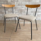 アクメファニチャー ACME Furniture グランビュー GRANDVIEW ダイニングチェア ファブリック仕様 グレー 2脚セット オーク材 アイアン脚  B ●