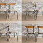 アクメファニチャー ACME Furniture グランビュー GRANDVIEW ダイニングチェア ファブリック仕様 グレー 2脚セット オーク材 アイアン脚  B ●