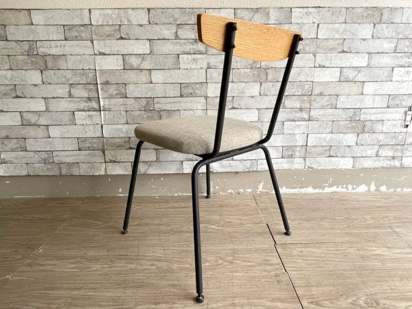 アクメファニチャー ACME Furniture グランビュー GRANDVIEW ダイニングチェア ファブリック仕様 グレー 2脚セット オーク材 アイアン脚  B ●