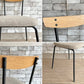 アクメファニチャー ACME Furniture グランビュー GRANDVIEW ダイニングチェア ファブリック仕様 グレー 2脚セット オーク材 アイアン脚  B ●