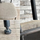 アクメファニチャー ACME Furniture グランビュー GRANDVIEW ダイニングチェア ファブリック仕様 グレー 2脚セット オーク材 アイアン脚  B ●