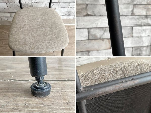 アクメファニチャー ACME Furniture グランビュー GRANDVIEW ダイニングチェア ファブリック仕様 グレー 2脚セット オーク材 アイアン脚  B ●