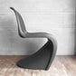 ヴィトラ vitra パントンチェア Panton Chair ブラック ヴァーナー・パントン Verner Panton スタッキングチェア スペースエイジ ミッドセンチュリー ♪