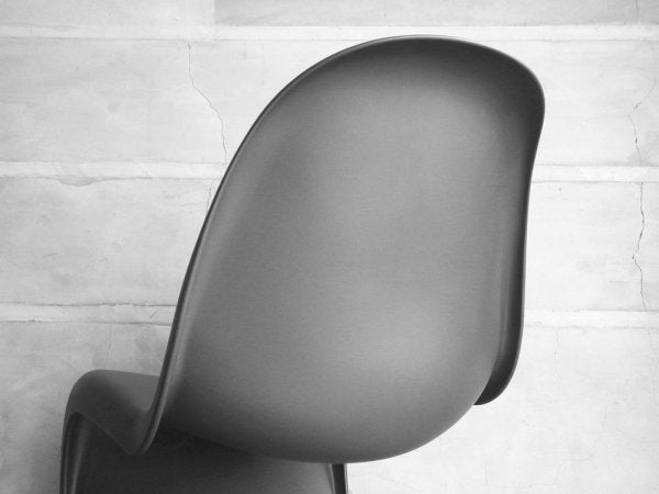 ヴィトラ vitra パントンチェア Panton Chair ブラック ヴァーナー・パントン Verner Panton スタッキングチェア スペースエイジ ミッドセンチュリー ♪