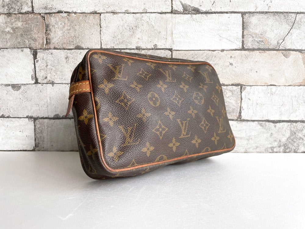 ルイヴィトン LOUIS VUITTON コンピエーニュ23 モノグラム クラッチバッグ セカンドバッグ M51847 廃番 made in France  現状品 ●