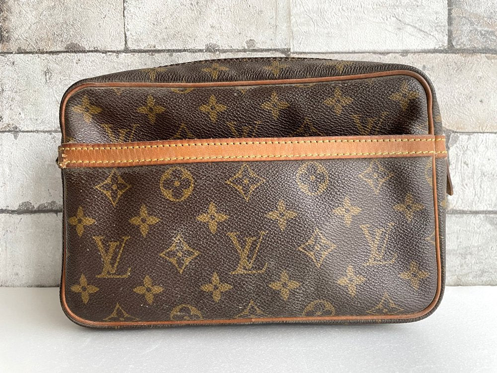 ルイヴィトン LOUIS VUITTON コンピエーニュ23 モノグラム クラッチバッグ セカンドバッグ M51847 廃番 made in France  現状品 ●