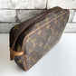 ルイヴィトン LOUIS VUITTON コンピエーニュ23 モノグラム クラッチバッグ セカンドバッグ M51847 廃番 made in France  現状品 ●
